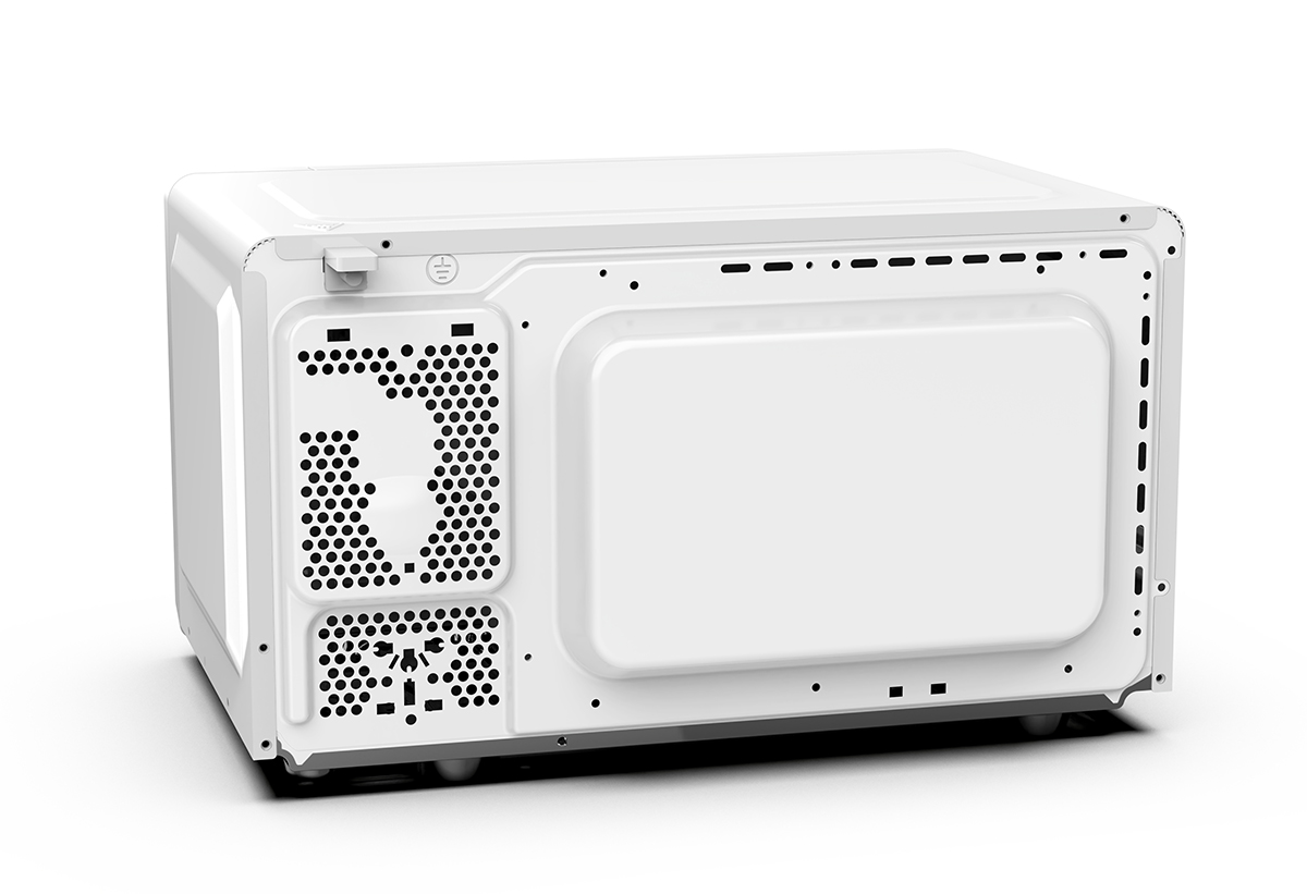 Απεικονίζεται ο φούρνος από πίσω.